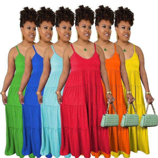 

womens dress bohemian strap sleeveless floor length empire summer, Black;gray