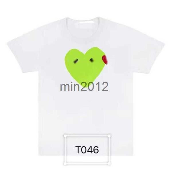 

fashion mens play graphic t shirts designer red heart commes casual high quanlity, White;black
