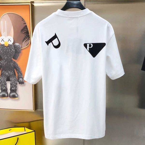 

summer short sleeved t shirt men women sweatshirt designer tshirt print round neck pullover tee cotton tshirt plus size mens tshirts crop a, White;black