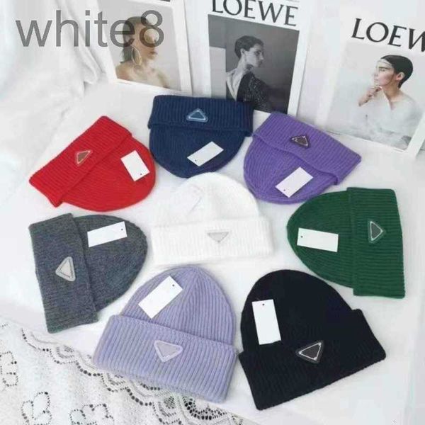 

beanie/skull caps designerbeanie/skull 2022 luxury knitted hat brand designer men's and women's warm ear protection hoods djy2, Blue;gray