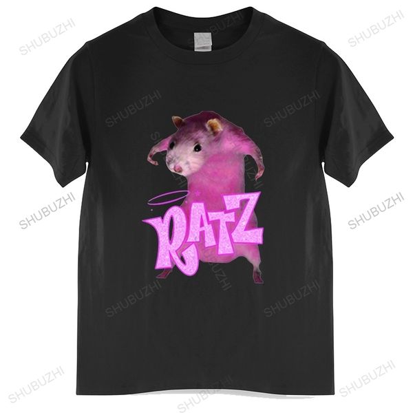 

men's t-shirts summer ladies t-shirt harajuku retro crop short sleeve cotton ratz letter anime printed y2k kawaii t-shirt 230331, White;black