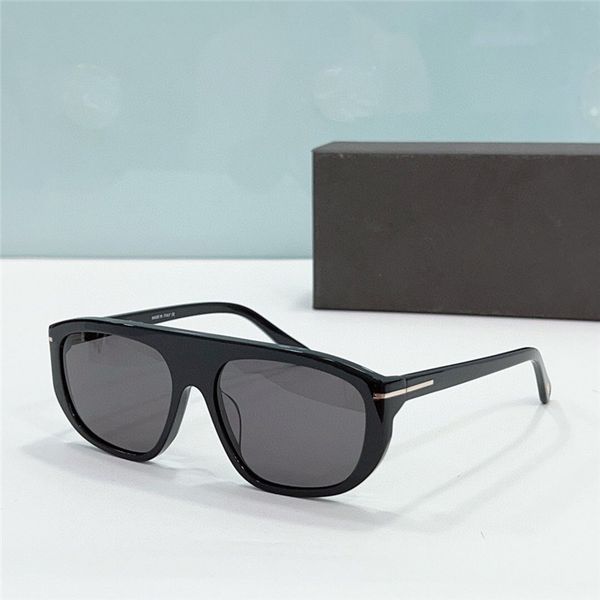 

new fashion design square sunglasses 1002 acetate frame classic simple and versatile style versatile summer outdoor uv400 protection glasses, White;black