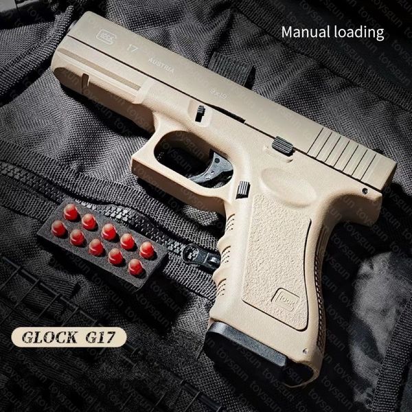 

glock g17 g18 boy gun toys sun playing detachable model pistol children's toy gun