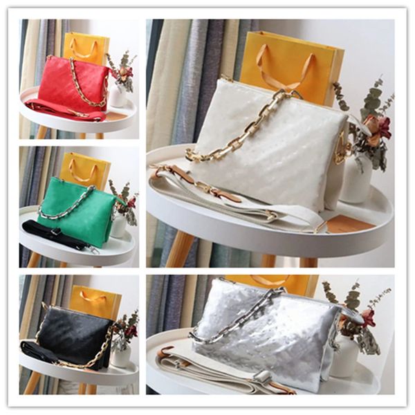 

designer luxury bags coussin pm gold chain cross body bag with adjustable straps shoulder handbags messager bag envelope leather m20761 busi