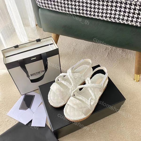 

french designer women slippers clip toe flat summer tied ladies beach casual luxury flip flops fashion leather footwear sandals md35, Black