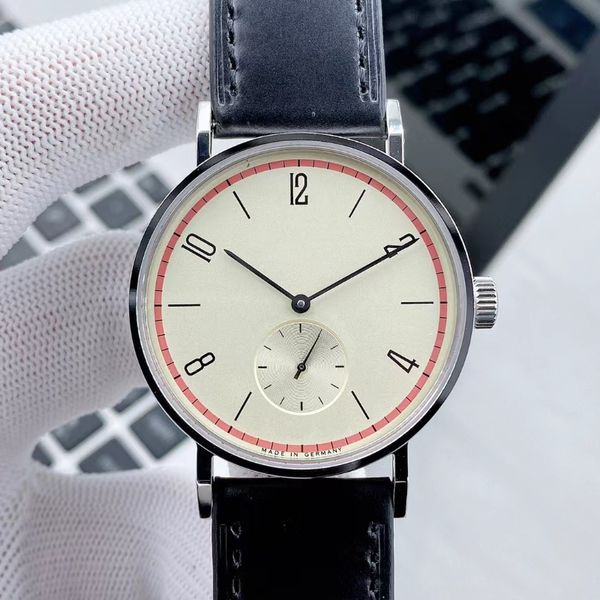 

lovers watch automatic mechanical sapphire mirror nomos watch simple german watches casual business high-end atmosphere high-quality men&#03, Slivery;brown