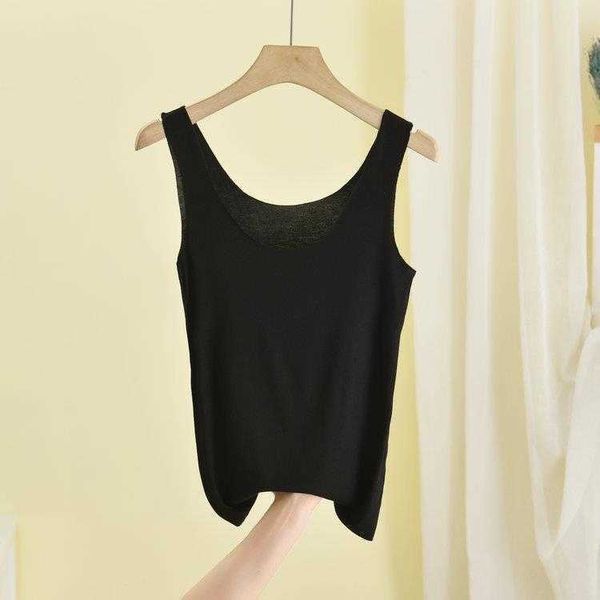 

seamless tailor tank vest womens white summer modal easy matching sling sports