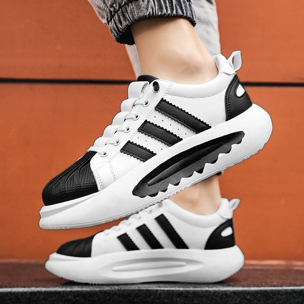 

2023 men women running shoes shell toe white green black brown mens trainers outdoor sneakers size 39-44 color8