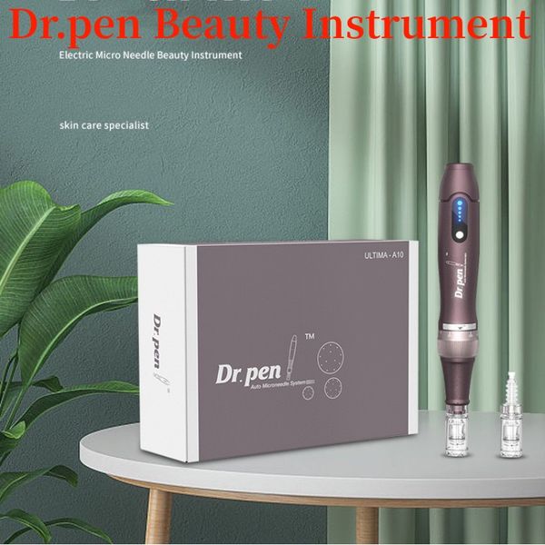 

beauty microneedle roller dr. pen derma pen auto microneedle system adjustable needle lengths 0.25mm-3.0mm electric derma stamp auto micro n