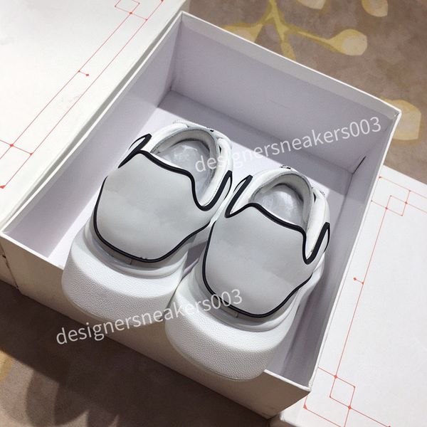 

new fashion casual shoes canvas leather white green blue letter overlays fashion platform men womens low sneake2023, Black