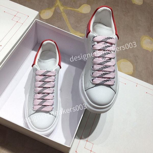 

new designer casual shoes canvas leather white green letter overlays fashion platform men womens low sneake2023, Black