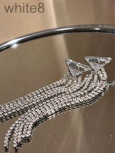 

charm designer sparkling tassel earrings french design concept shiny heart h9/7 ueek, Golden