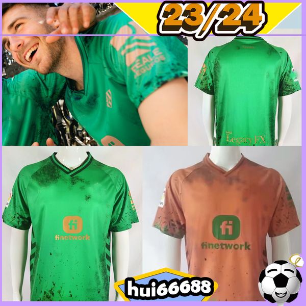 

22 23 24 real betis soccer jerseys sustainability fekir copa del rey final joaquin b.iglesias camiseta de futbol juanmi estadio la cartuja s, Black;yellow