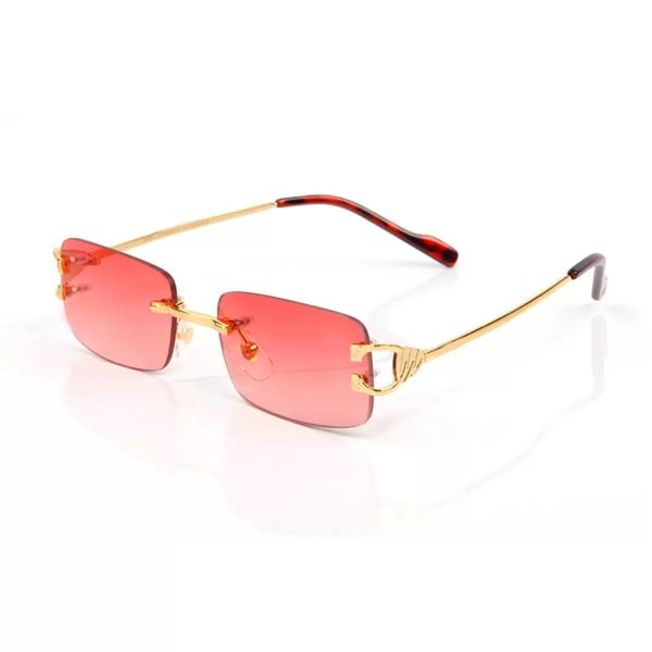 

eyewear frames red fashion sport sunglasses glasses mens women rimless sun eyeglasses silver metal frame eyewear, White;black