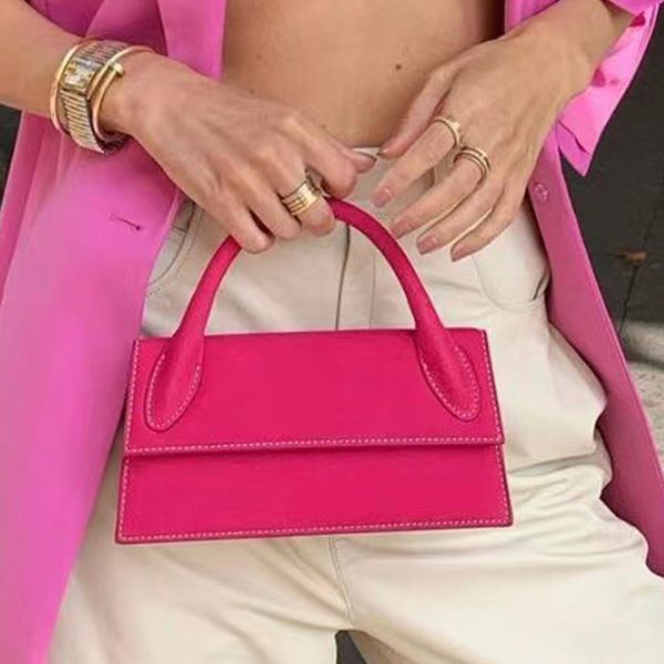 

designer real leather bag le chiquito long portable bag women handbags purses shoulder crossbody gold logo tote with box