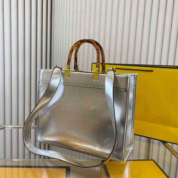 

evening bags totes designer tote bag women classic handbags gold silver shoulder bags large capacity lady shopping bags 220902