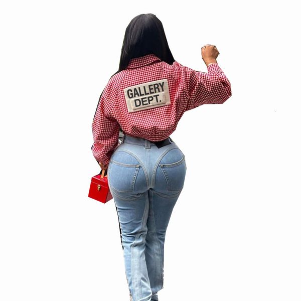 

women's trench coats stylish lady letter plaid printed jacket autumn women long sleeve single breasted casual loose street short outwea, Tan;black