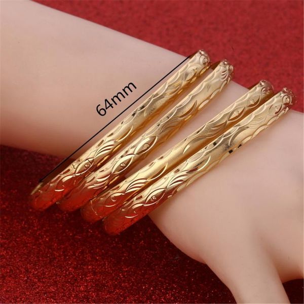 

designer bracelet bangle 4pcs party women gold bracelets decoration jewelry african dubai tk80, Black