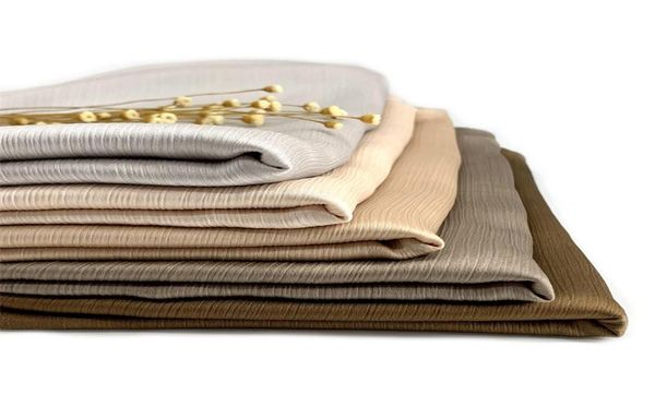 

scarves 10pcslot style malaysia indonesian crinkle chiffon crepe scarf natural wrinkle solid long muslim hijab women9928920, Blue;gray