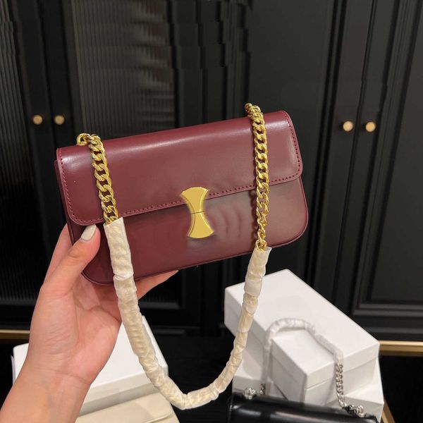

designer bags women chain baguette luxurys handbag shoulder bags leather designers crossbody bag female underarm purses 230318