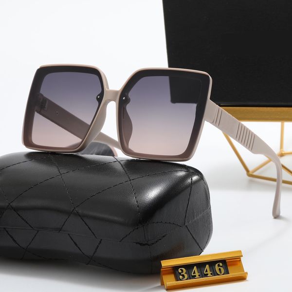 

designer brand sunglasses women's fashion luxury polaroid sunglasses high-quality travel beach sunscreen multiple colors optional, Black