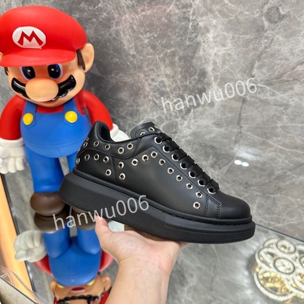 

mens designer casual shoes women leather lace-up sneaker fashion lady flat designer running trainers letters woman shoe platform men gym sne, Black