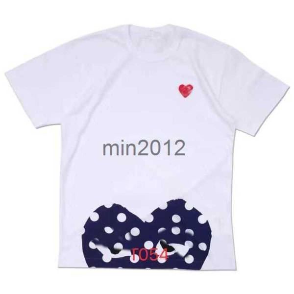 

fashion graphic t shirts mens play shirt designer red heart commes casual high quanlity, White;black