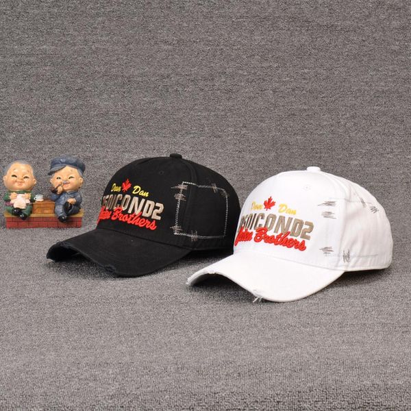

dsq icond2 casual fashion trend baseball hat simple classic letter print couple sports hat dsq icon street fashion hat d81, Blue;gray