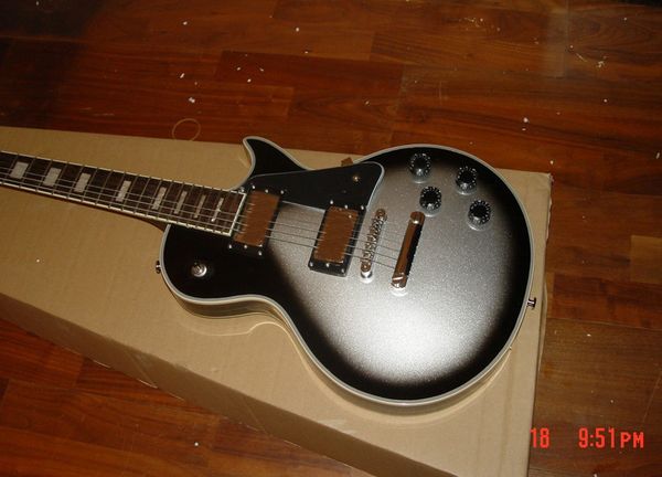 

selling guitar custom silver burst lp electric guitar 5
