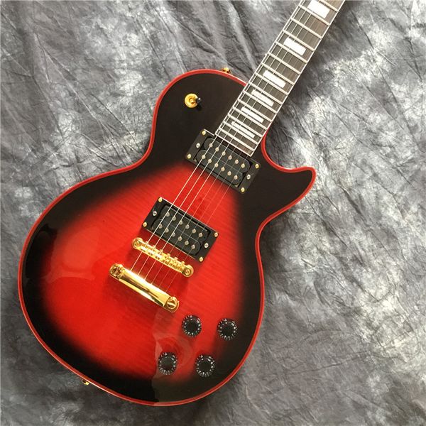 

new shop red electric guitar, silver blast guitar, real ps show that all colors can be customized