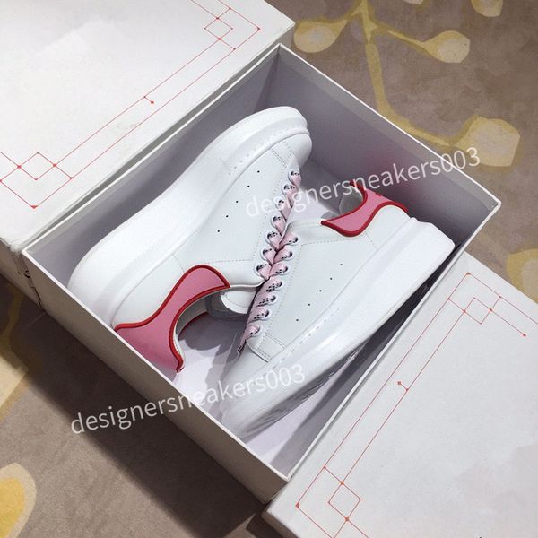 

2023new designer casual shoes canvas leather white green letter overlays fashion platform men womens low sneake, Black