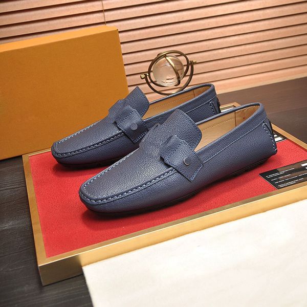 

fashion luxury designer men dress driving shoe men's casual slip-on peas shoes comfortable driving shoes sneakers classic man shoes big, Black