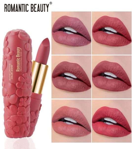 

romantic beauty matte lipstick long lasting tint lips cosmetics lipstick 38g4407137