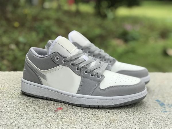 

light steel grey 1s mens basketball shoes 1 dv0426-012 canvas trainers sports sneakers 36-46, Red;white