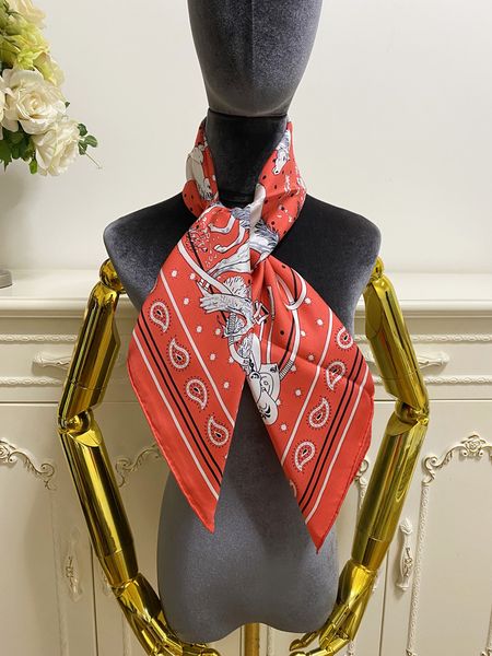 

women's square scarf scarves 100% twill silk material pint letter horse pattern size 90cm - 90cm, Blue;gray