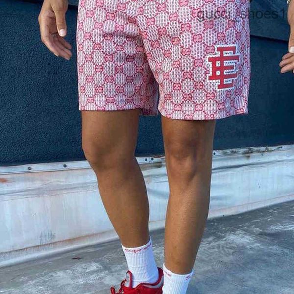

eric emanuel men's shorts summer ee short york city skyline gym fitness mesh quick dry mens basic casual beach basketball football spor, White;black