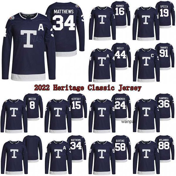 

hockey jerseys 34 auston matthews 2022 heritage classic jersey 91 john tavares 16 mitchell marner 19 jason spezza 20 nick ritchie 36 jack, Black;red