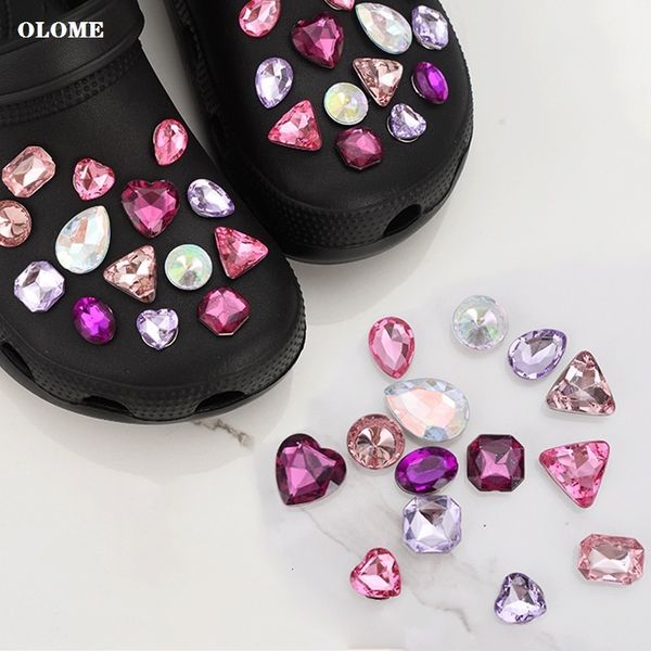 

shoe parts accessories trends charm designer diy pearl chain shoes party decoration jibb necklace children's girls gift 230330, White;pink