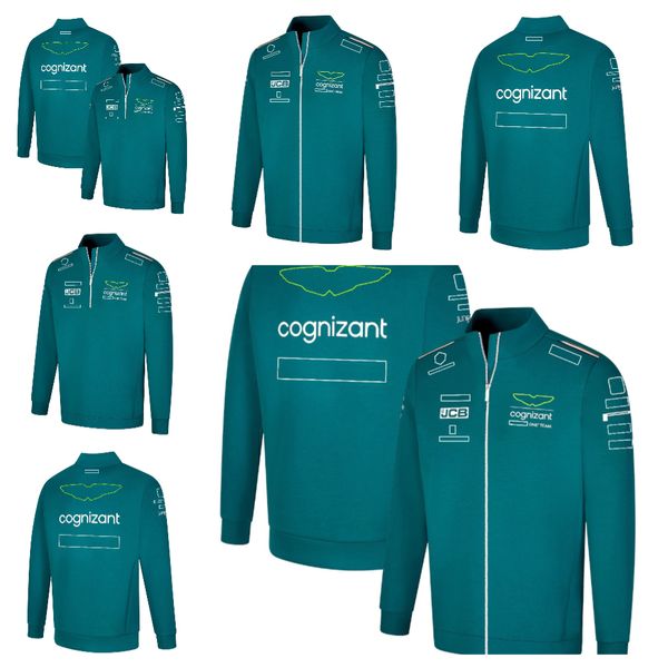 

f1 racing suit team 2023 driver zipper sweater men's leisure sports sweater coat