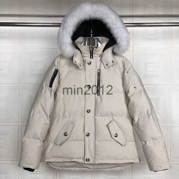 

23new casual parka mens jacket down outwear doudoune man winter coat parkas knuck, Black