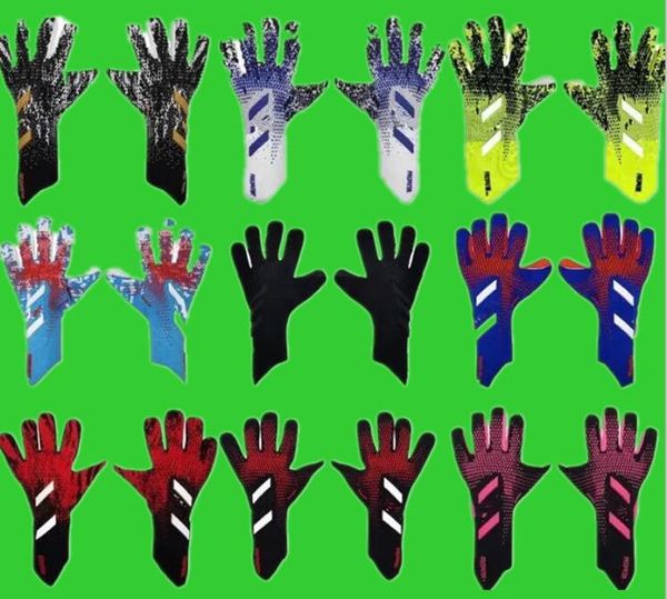 

21 new falcon goalkeeper football goalkeeper gloves professional children latex breathable durable without finger guard, Black
