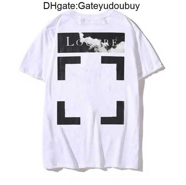 

t fashion luxury mens shirt white brand tees shirts classic couple t-shirt men women cotton sweatshirt black arrow badge t-shirts casual sp, White;black