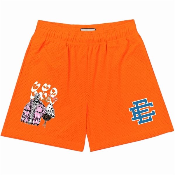 

men s shorts eric emanuel ee basic short york city skyline summer casual shorts fitness sweatpants gym workout mesh sport men 230330, White;black