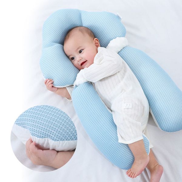 

pillows born sleep pillow fall prevention pillow double sided breathable comfort cotton soothing pillow for babies sleeping 230330
