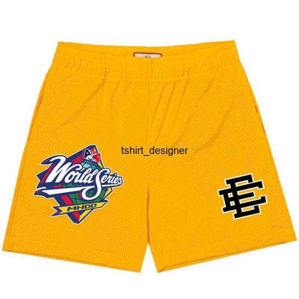 

luxury loose fashion ee brand shorts casual eric emanuel designer fitness sports mesh short breathable summer baseball major league basketba, White;black
