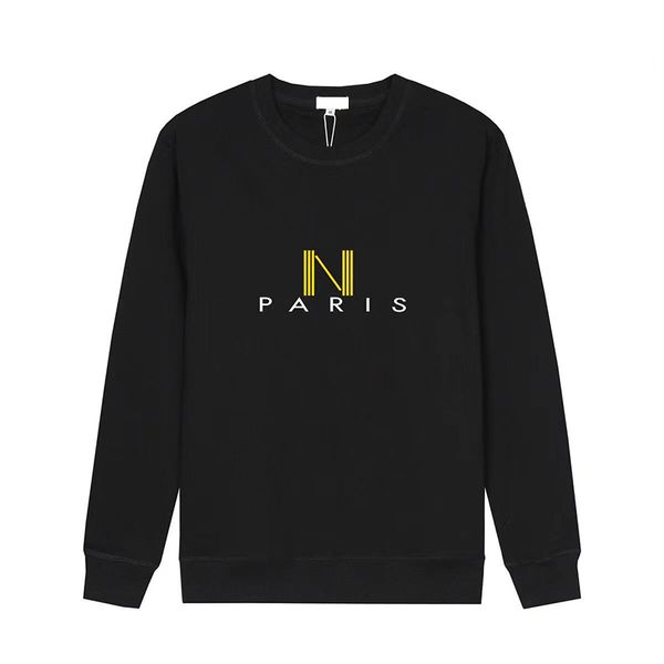 

men's casual hoodie large print style pure cotton tvx0, Black