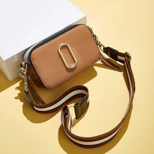 

624s wallets womens solid color bag wide shoulder strap fashion messenger single bags small square camera bag no letters, Red;black