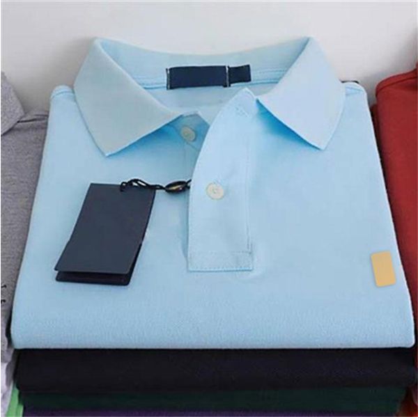 

men's polos grade spring fall striped men t-shirt business, White;black