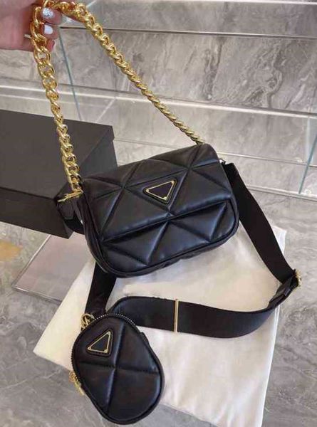 

cosmetic bags cases cross body bags sheepskin 3 in 1 tote women fashion handbag shoulder luxury brand designer crossbody female mobile phone