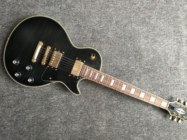 

ustomized electric guitar,mahogany wood body and neck ,rosewood fingerboard and relic lines on body ,tulip shape tune